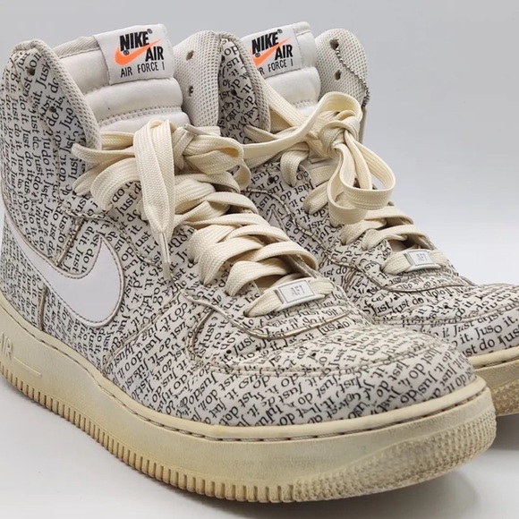 Nike Other - NIKE AIR FORCE 1'S High '07 LV8 Just Do It All Over-2018 - AQ9648-100 Men 11.5